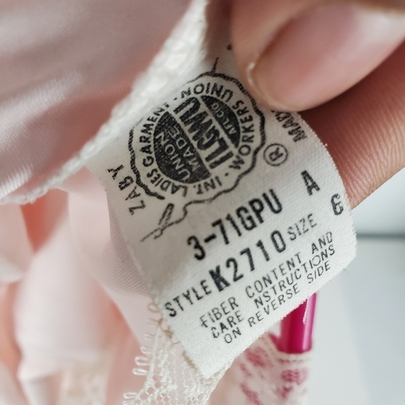 Christian Dior Vintage 100% Polyester Youth Nightgown Set Size 6 Pink - Picture 3 of 8